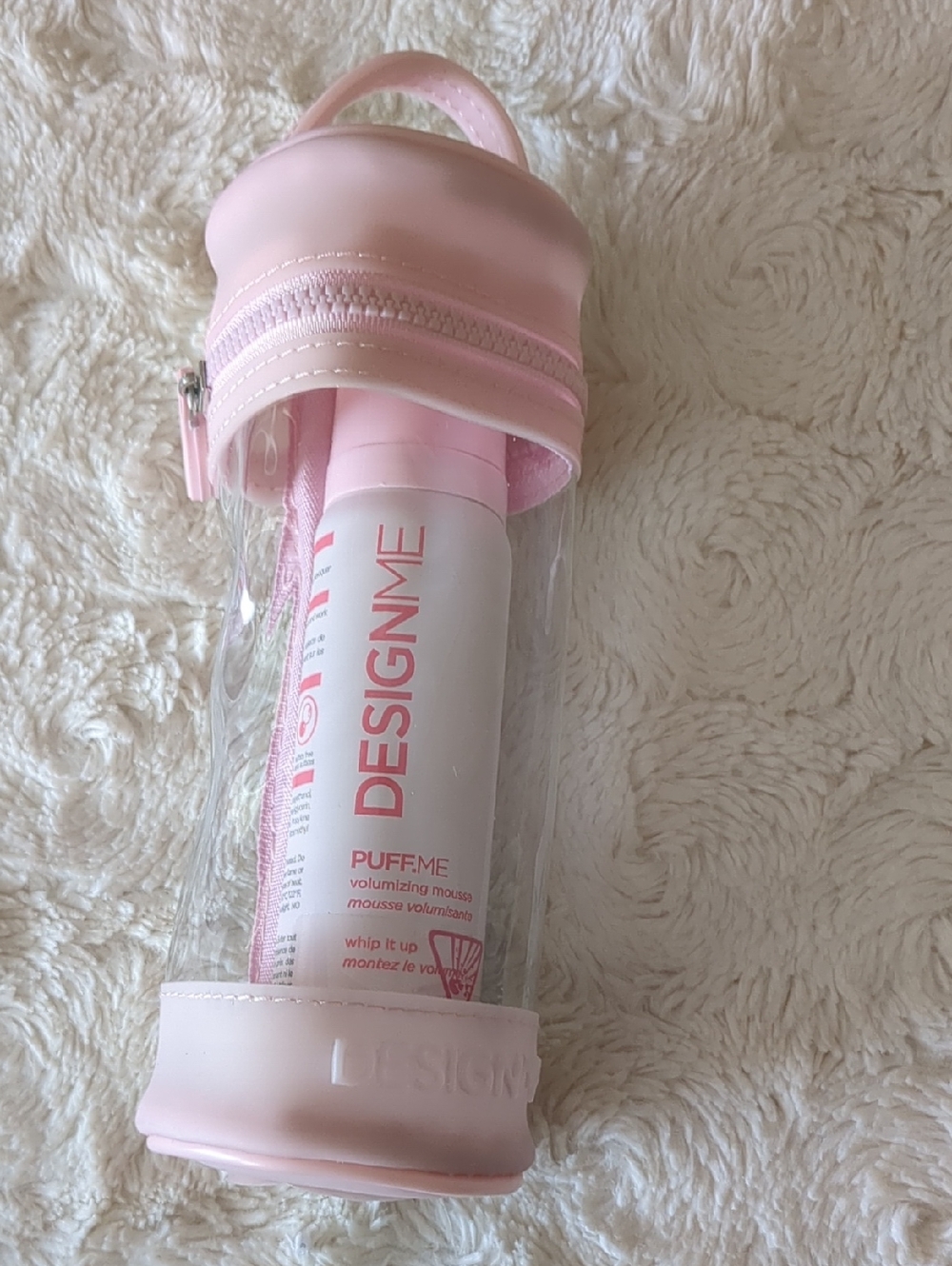 Design Me Pink Puff Volumizing Mousse with Travel Pouch